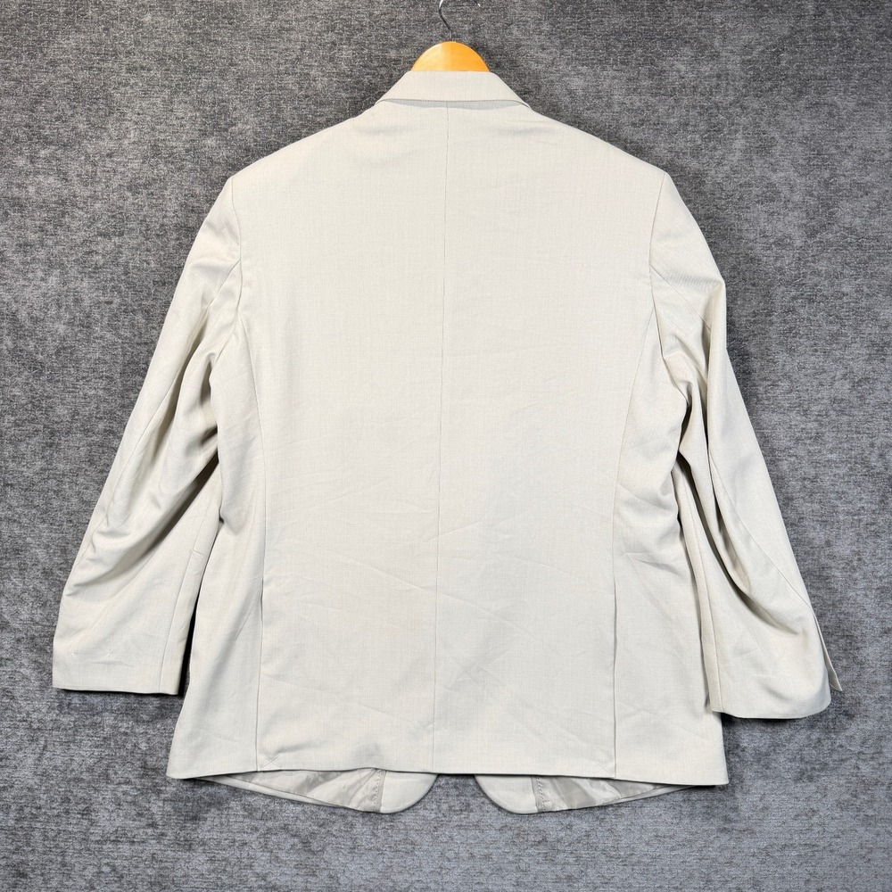 Leonardi Men's Blazer 44R Light Gray Super 150s 3 Button Sport Coat NWT - Picture 12 of 16